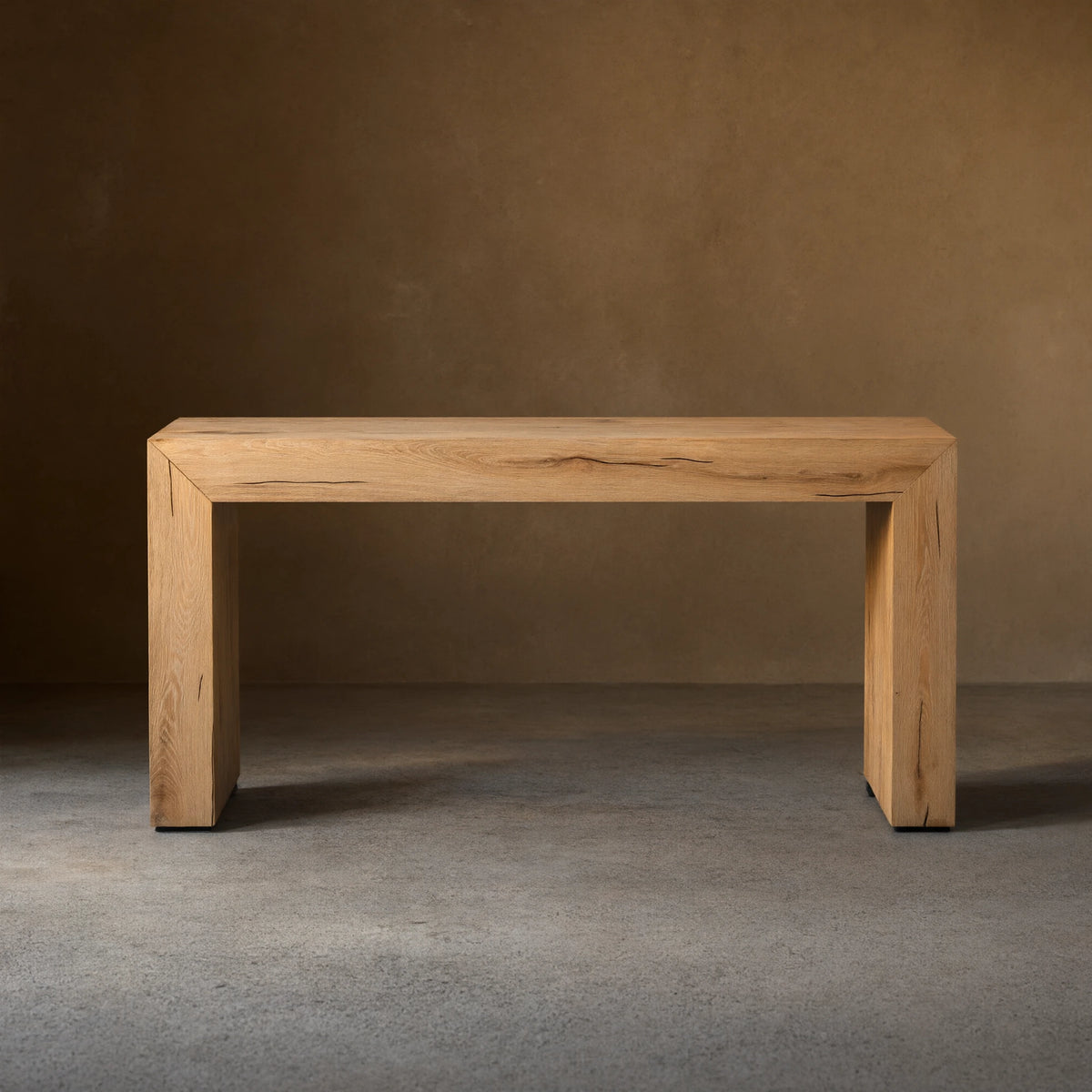 Sullivan Rural Entrance Console Table Reclaimed Oak Hallway Entryway Table