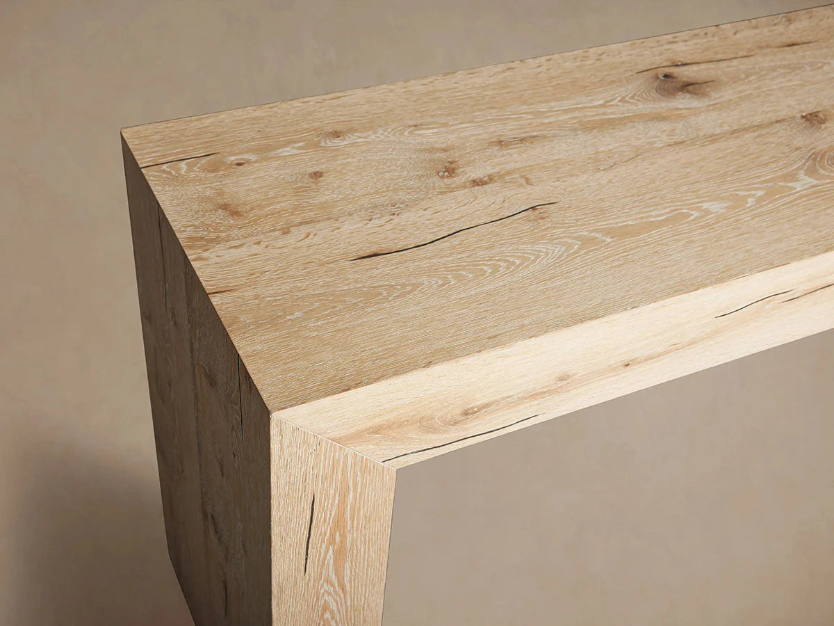 Sullivan Rural Entrance Console Table Reclaimed Oak Hallway Entryway Table