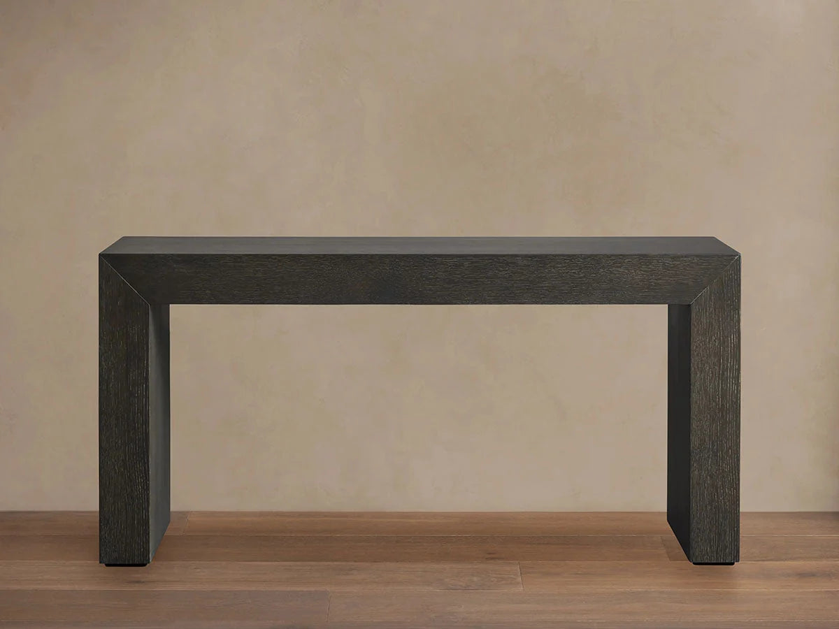 Sullivan Rural Entrance Console Table Reclaimed Oak Hallway Entryway Table