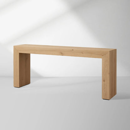 Sullivan Entryway Console Table Solid Oak Hallway Entrance Table