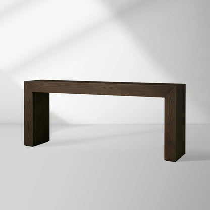 Sullivan Entryway Console Table Solid Oak Hallway Entrance Table