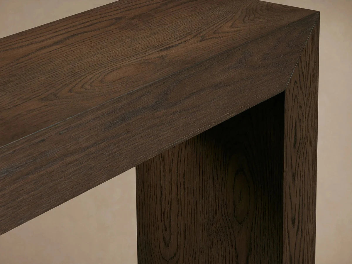 Sullivan Entryway Console Table Solid Oak Hallway Entrance Table