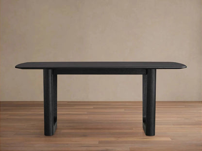 Saint Germain Wood Rectangle Dining Table With Rennes Base