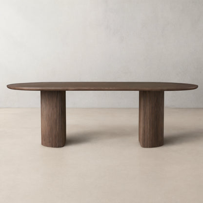 Astor Natural Marble Stone Top Dining Table
