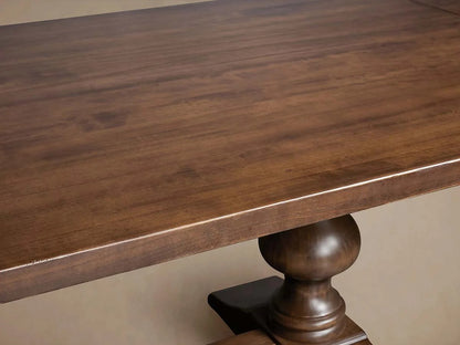 Tuscany Wood Extension Dining Table Oval Poplar Dining Table