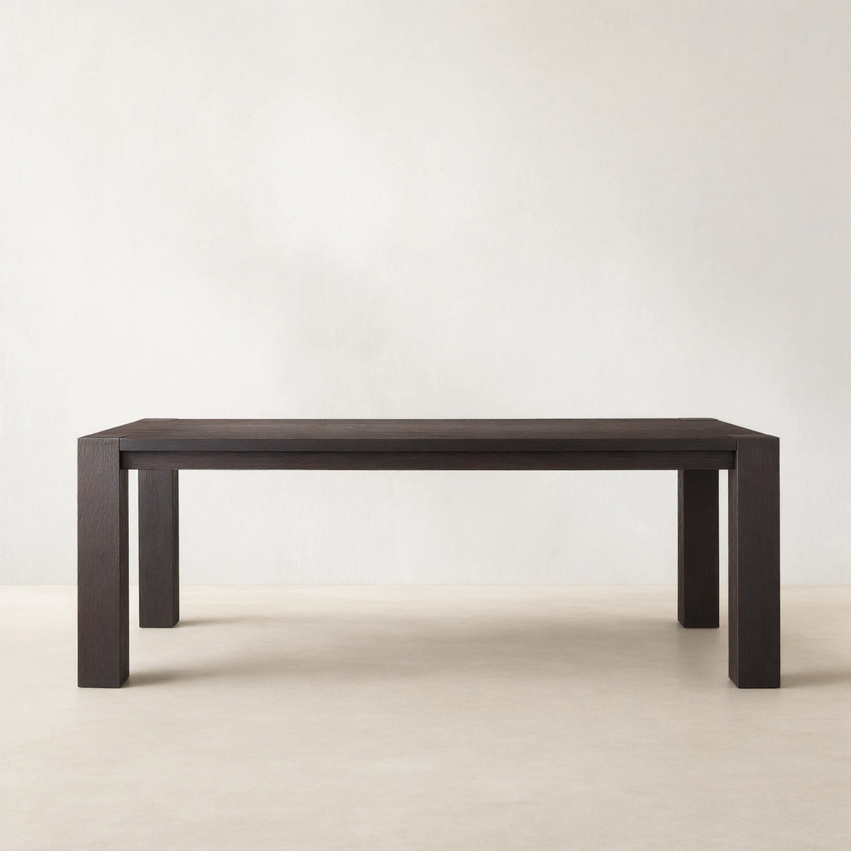 Parsons Solid Oak Rectangle Dining Table