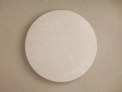 Saint Germain Round Marble Top Dining Table With Wood Toulouse Base