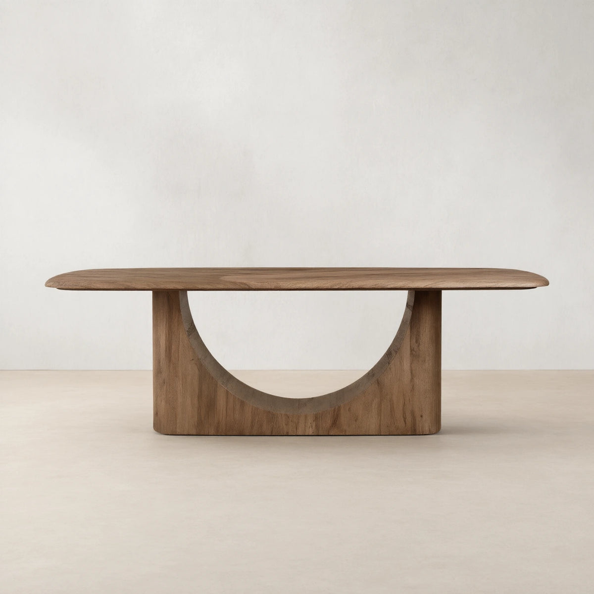 San Rafael Hand-Aged Primavera Wood Dining Table with Parquetry Top