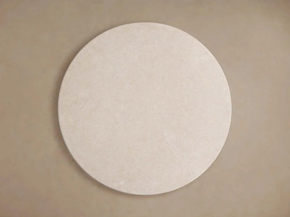 Saint Germain Round Marble Top Dining Table With Wood Dauphine Base