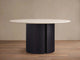 EBONY / CREAM MARBLE / 54"