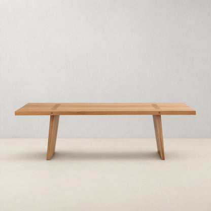 Panta Romanian Oak Dining Table Rectangle Wood Dining Table