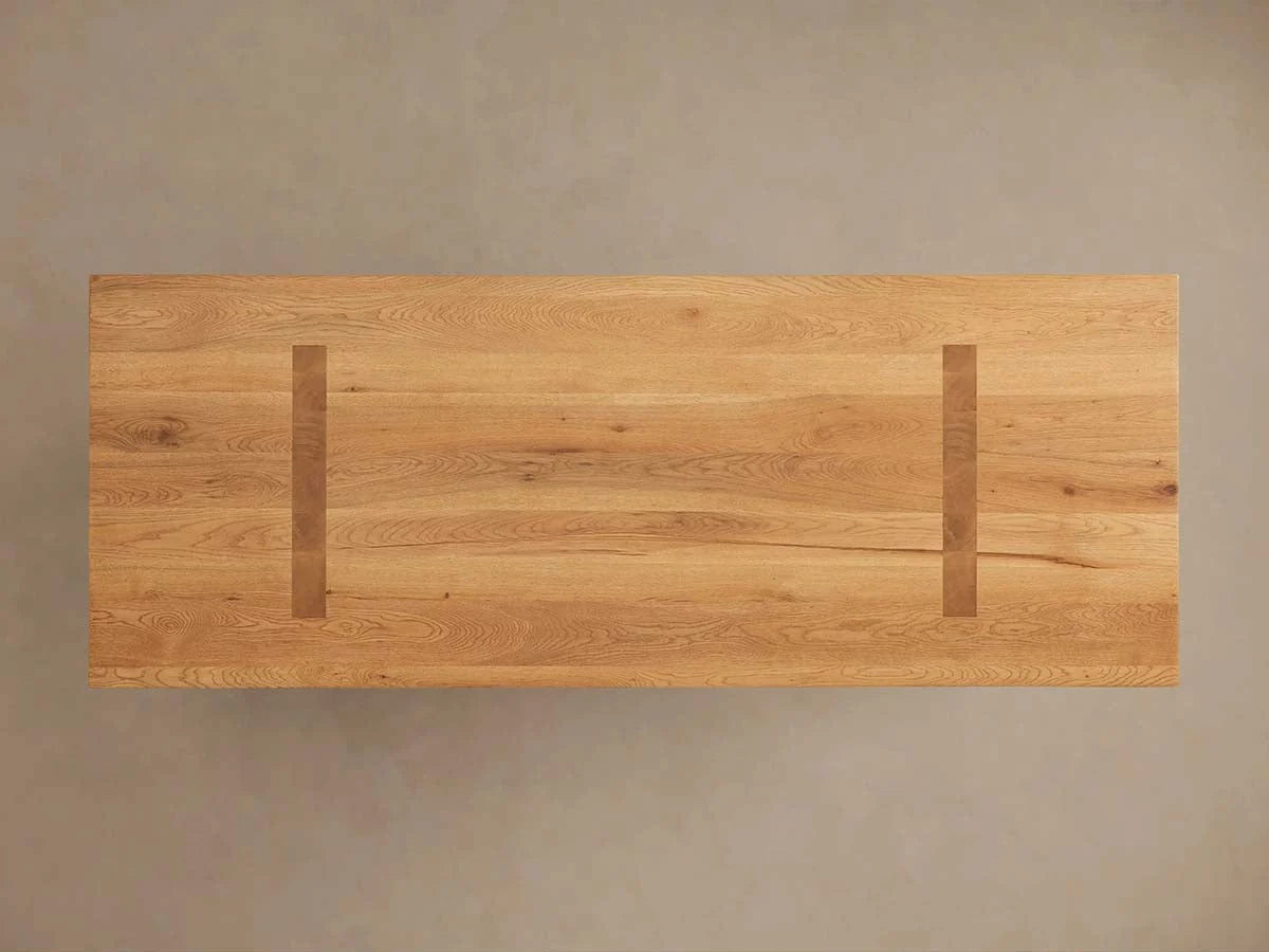 Panta Romanian Oak Dining Table Rectangle Wood Dining Table