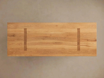 Panta Romanian Oak Dining Table Rectangle Wood Dining Table
