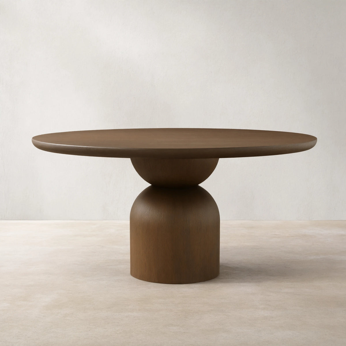 Perth Round Romanian Wood Dining Table