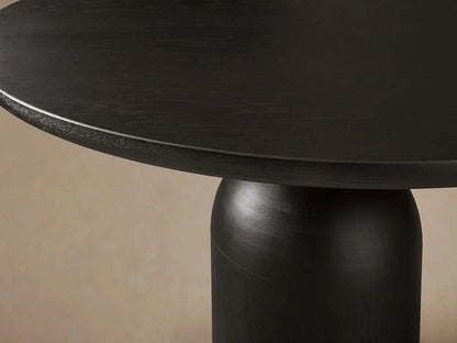 Perth Round Romanian Wood Dining Table