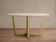 ANTIQUE BRASS / CREAM MARBLE / 54"
