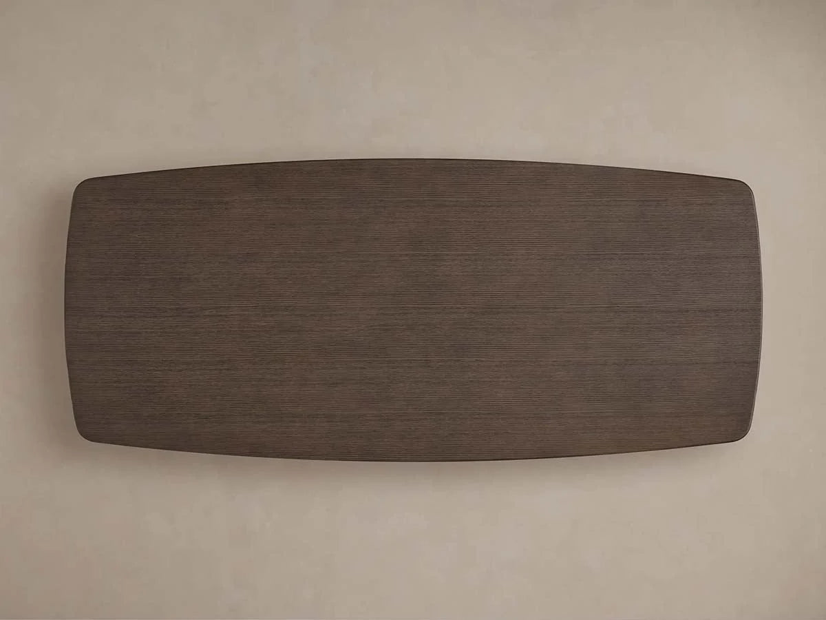 Saint Germain Oak Wood Top Dining Table with Toulouse Base
