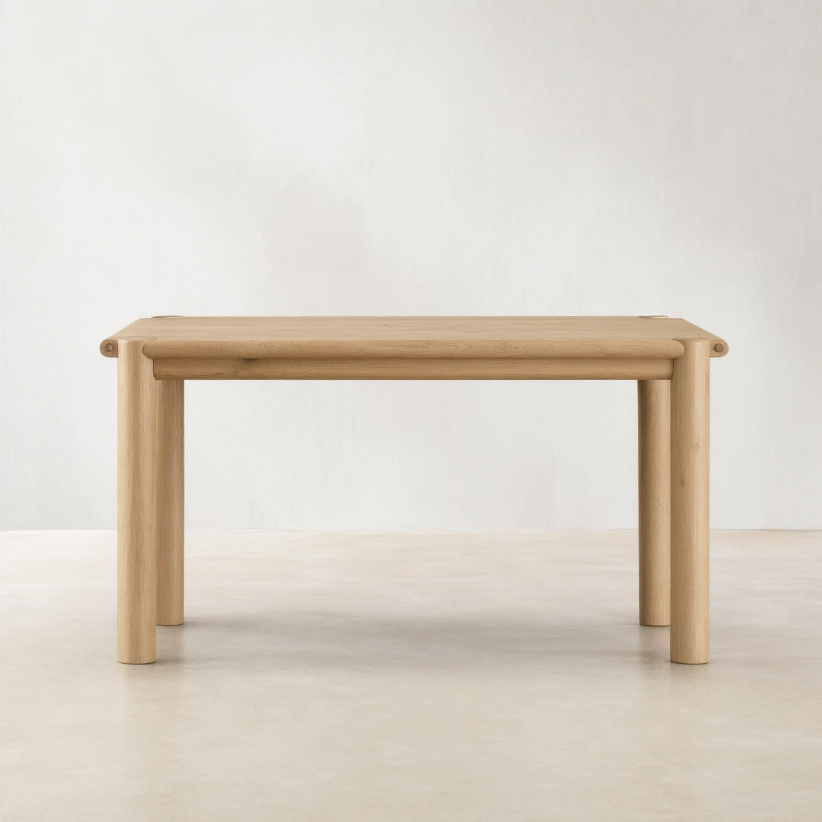 Sulina Wood Extension Dining Table Oak Drop-Leaf Design