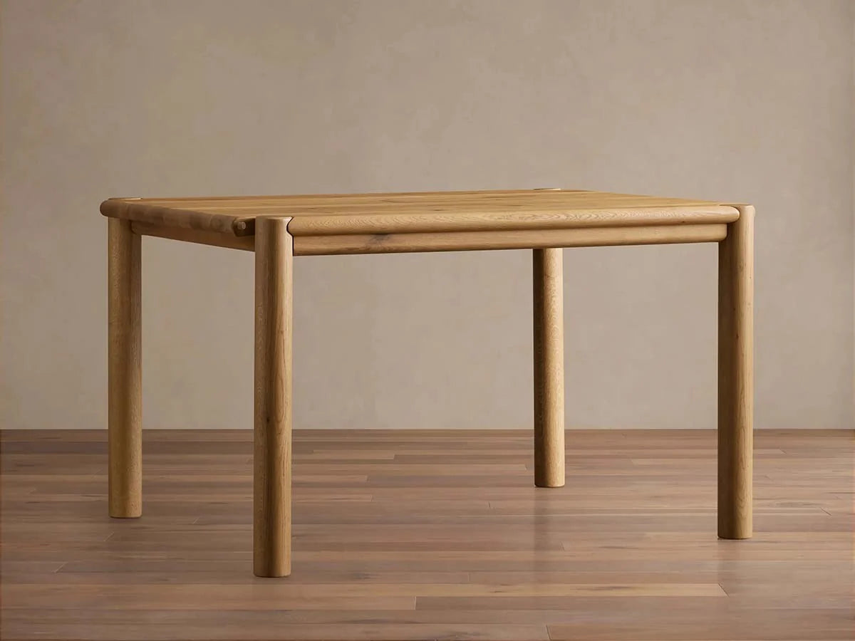 Sulina Wood Extension Dining Table Oak Drop-Leaf Design