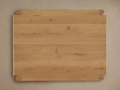 Sulina Wood Extension Dining Table Oak Drop-Leaf Design