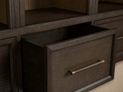 Hattie Oak Wood Entryway Cabinet Storage Tall Cabinet With Hooks