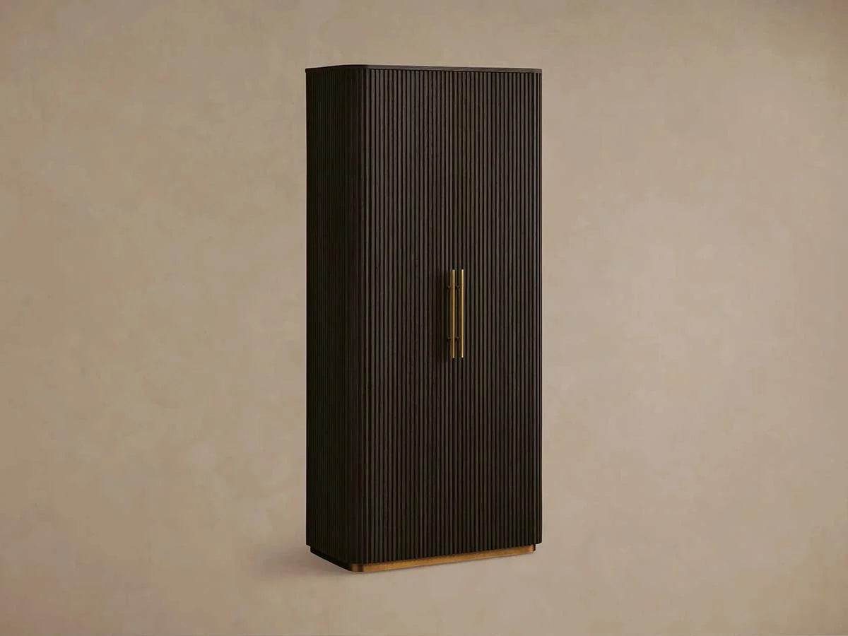 Finnley Wood Tall Cabinet Living Room Country Storage Cabinet with Doors