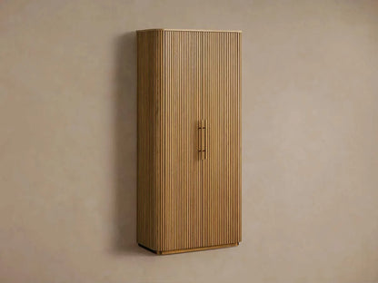 Finnley Wood Tall Cabinet Living Room Country Storage Cabinet with Doors