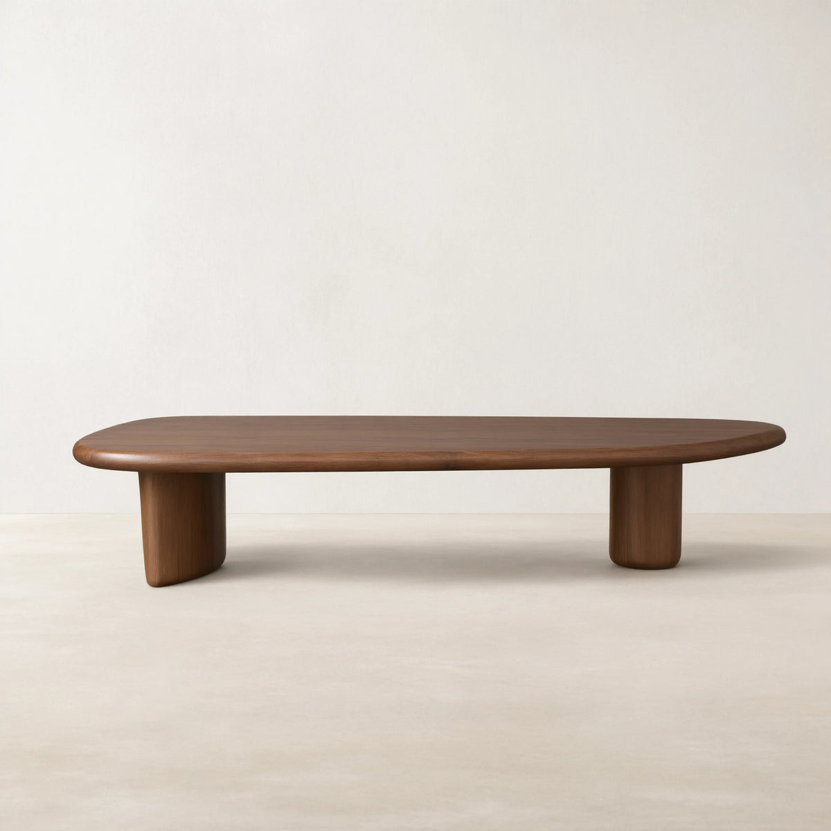 Akiro Wood Coffee Table Mid-Century Sofa Center Cocktail Table Oak Tea Table