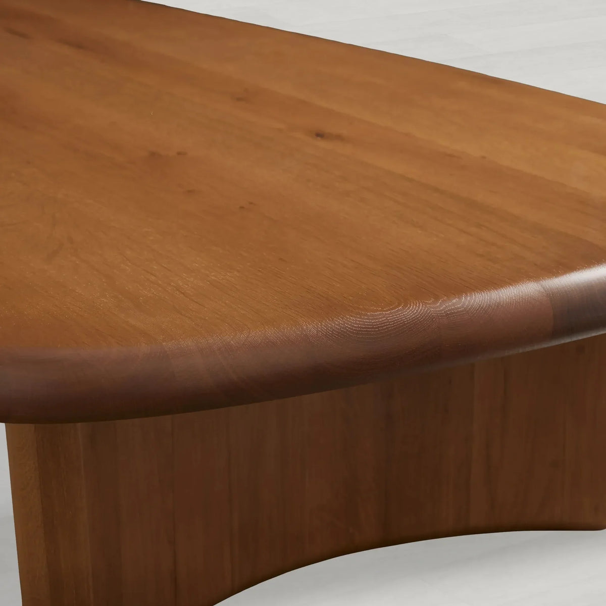 Akiro Wood Coffee Table Mid-Century Sofa Center Cocktail Table Oak Tea Table