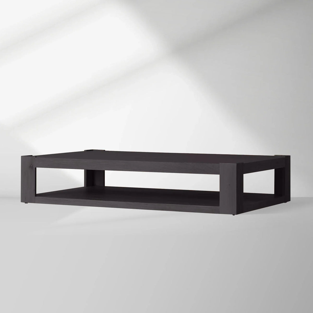 Devon Parson-Style Coffee Table Natural Oak Wood Living Room Center Tea Table Rectangular Cocktail Table