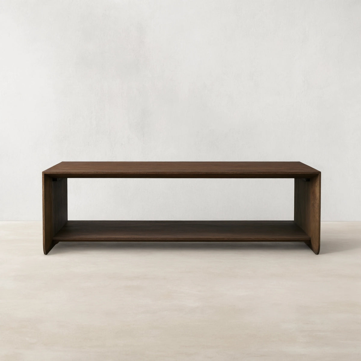 Felton Minimalist Coffee Table Oak Cocktail Table Rural Living Room Wood Center Tea Table