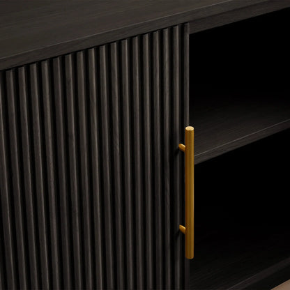 Finnley Wood TV Stand Cabinet Modern Media Console Living Room television Storage Unit