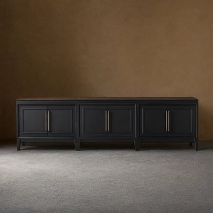 Rowan Entrance Storage Cabinet Wood TV Stand Unit Modern Sideboard with Doors