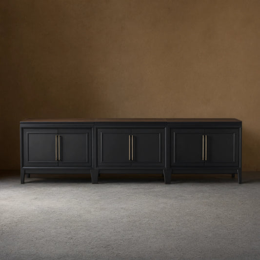 Rowan Entrance Storage Cabinet Wood TV Stand Unit Modern Sideboard with Doors