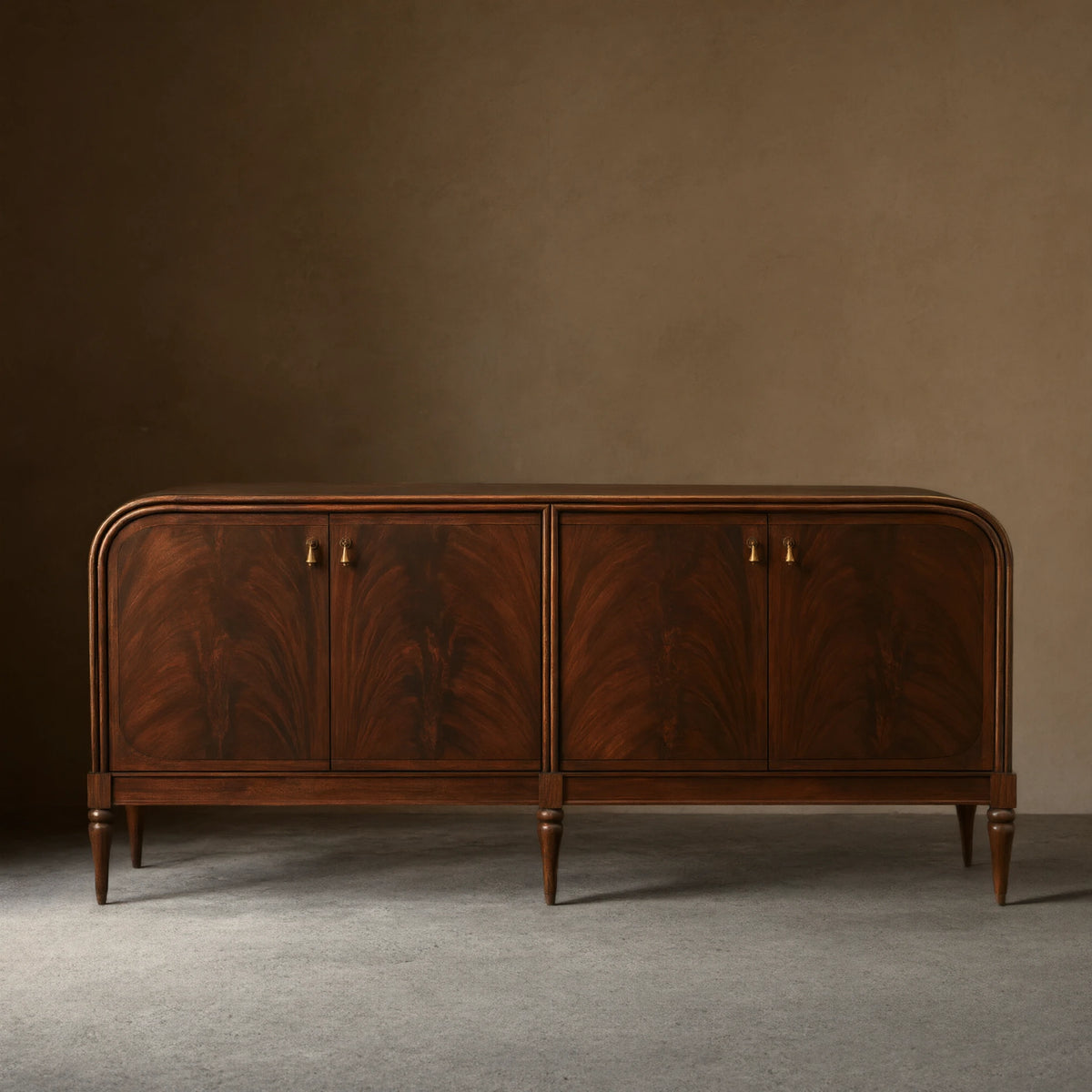 Frances Vintage Sideboard Mahogany buffet Storage Cabinet Wood Entryways Cabinet