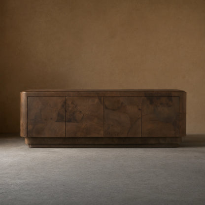 Polanco TV Stand Unit Wood Sideboard Media Console Ash Entryways Storage Cabinet