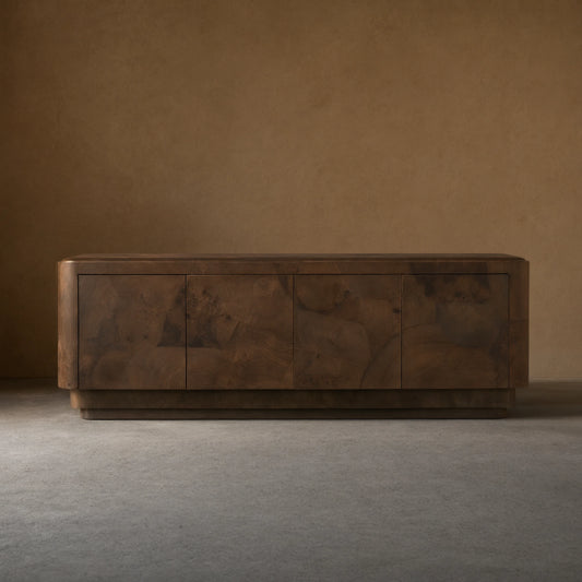 Polanco TV Stand Unit Wood Sideboard Media Console Ash Entryways Storage Cabinet