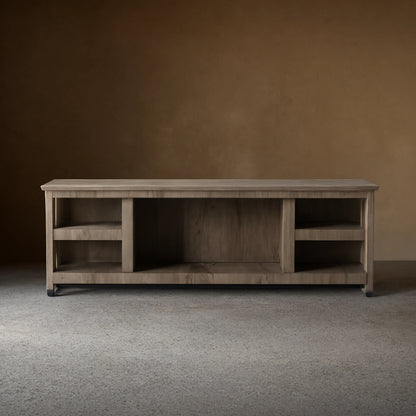 Leandro Wood Entryways Table Media Console Oak Entrance Table