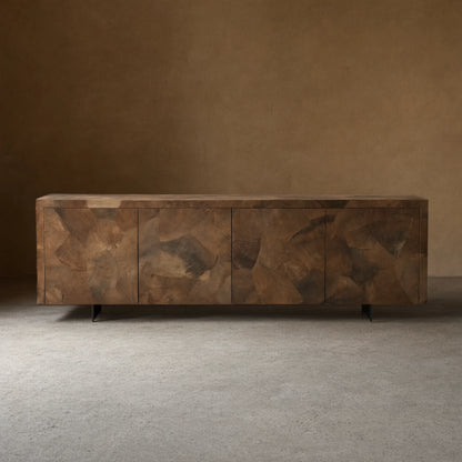 Polanco Salvaged Ash Sideboard Wood Buffet Cabinet Table Living Room Entryways TV Cabinet