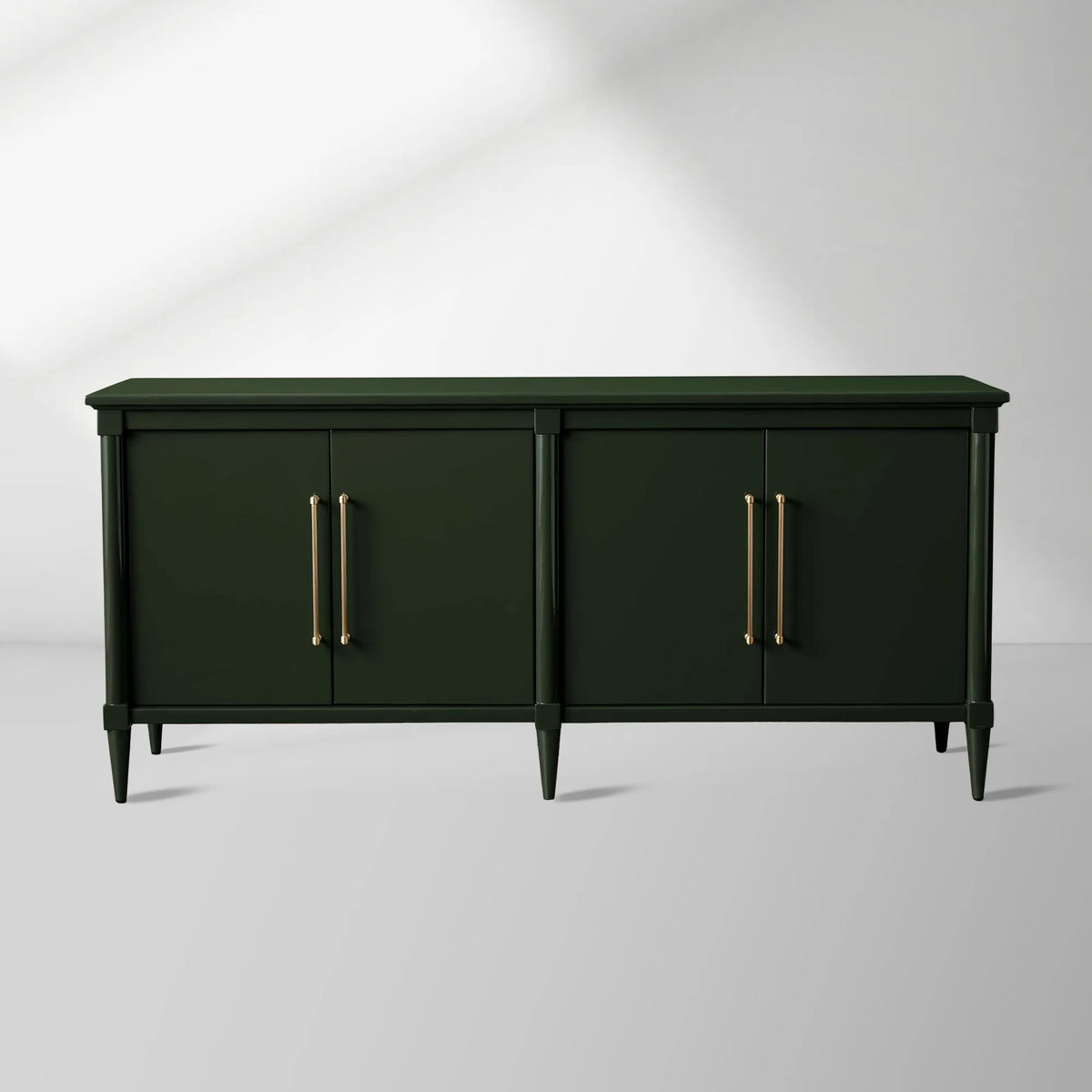 Oakleigh High-Gloss Lacquer Sideboard Wood Buffet Tables Living Room Entryways Storage Cabinet