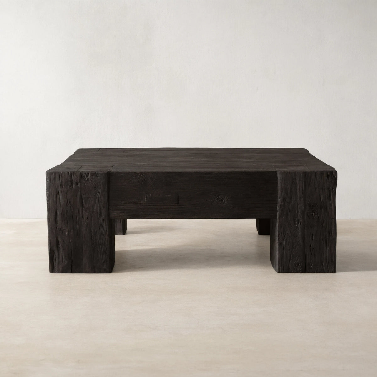 Ubud Square Reclaimed Teak Coffee Table Wood Living Room Center Tea Table Vintage Cocktail Table