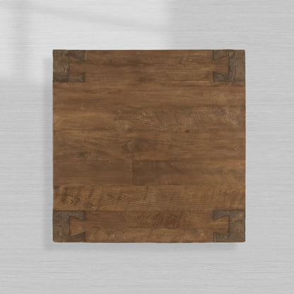 Ubud Square Reclaimed Teak Coffee Table Wood Living Room Center Tea Table Vintage Cocktail Table