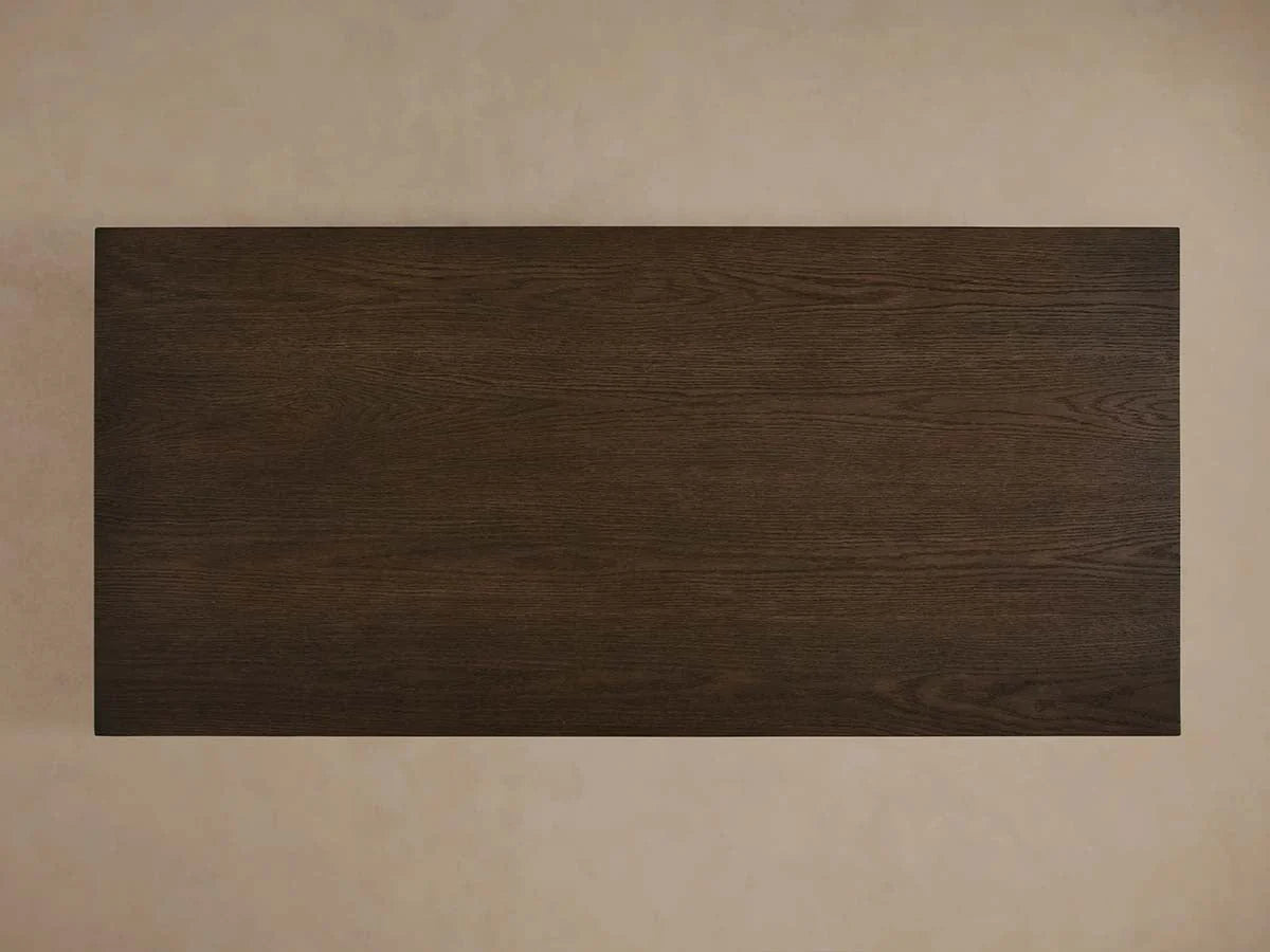 Sullivan Wood Waterfall Coffee Table Rectangle Rural Cocktail Table Oak Wood Center Tea Table
