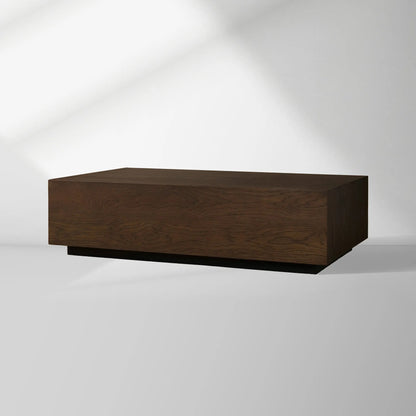 Sullivan Rectangle Coffee Table Living Room Oak Wood Center Tea Table Rural Cocktail Table