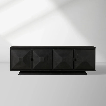 Pelham Indonesia Distressed Sideboard Wood Buffet Table Wood Living Room Entryways TV Cabinet