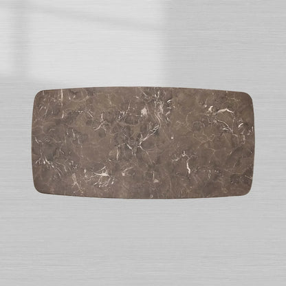 Saint Germain Marble Top Coffee Table Living Room Cocktail Table Clement Wood Base Center Tea Table