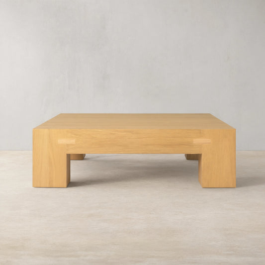 Paxton Oak Coffee Table Modern Living Room Center Tea Table Wood Cocktail Table