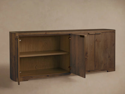 Redding Sideboard - Minimalist Solid Wood Modern Buffet Cabinet