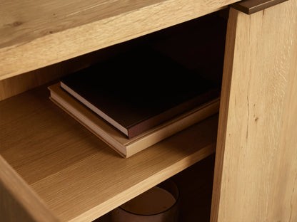 Redding Sideboard - Minimalist Solid Wood Modern Buffet Cabinet