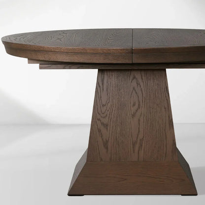 Leighton Round Extension Dining Table with Leaves